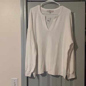 Loft ribbed sweater